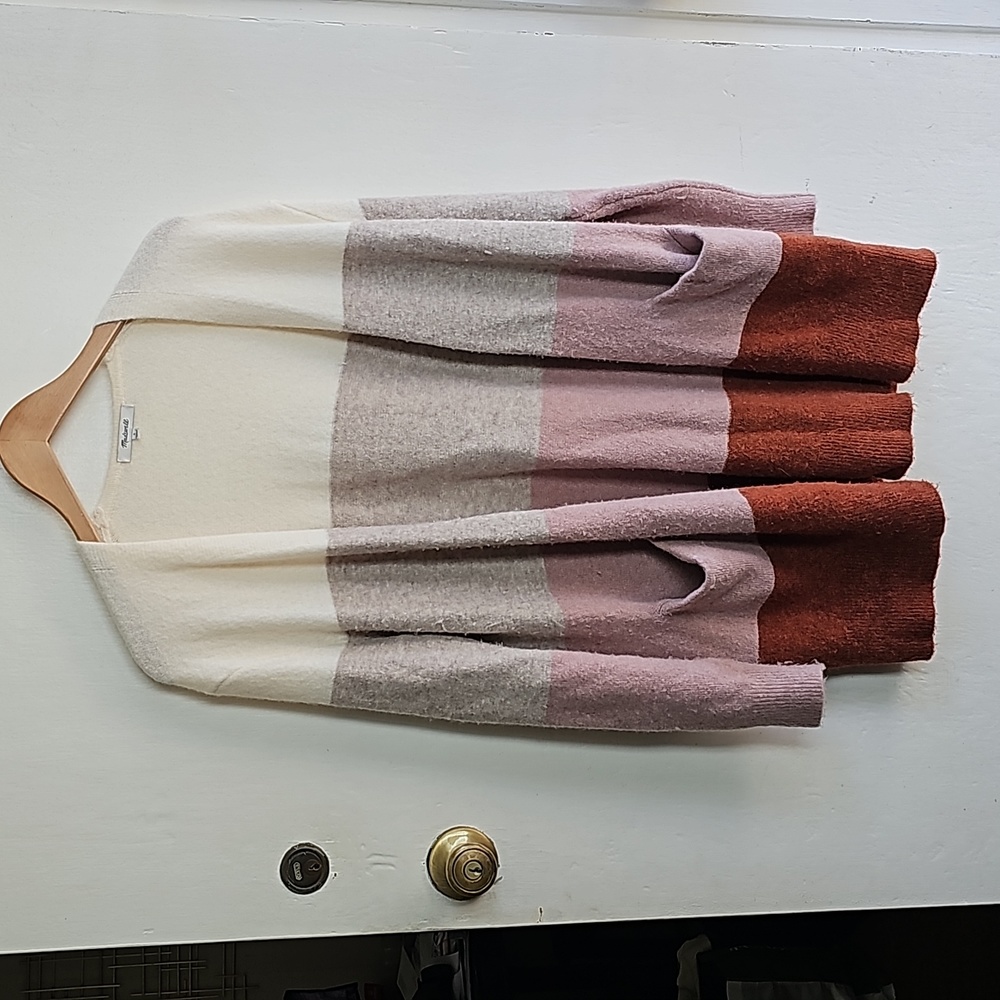 Madewell Cardigan Womens Open Front Sweater Oversized